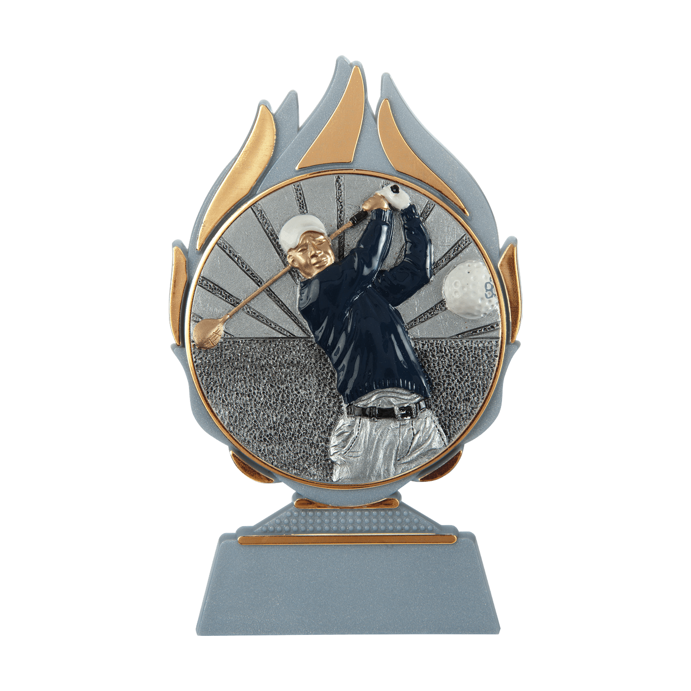 Trophée flammes golf