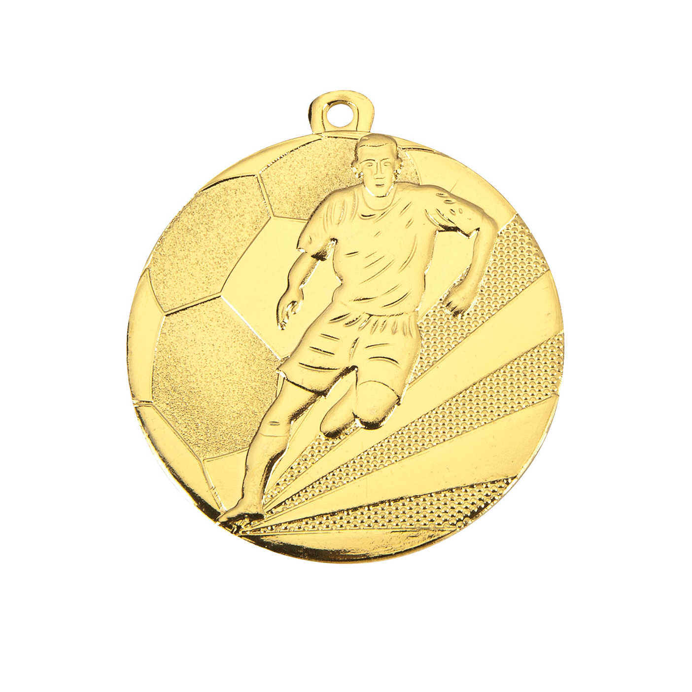 Budget voetbal medaille middelgroot