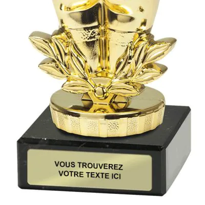 Trophée gonflable or de 45 cm par 8,50 €