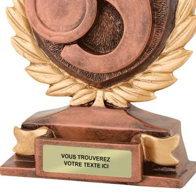 Trophée en résine divers prix de la troisième place de la promotion de la  décoration de souvenirs sportifs - Chine La résine et Award prix