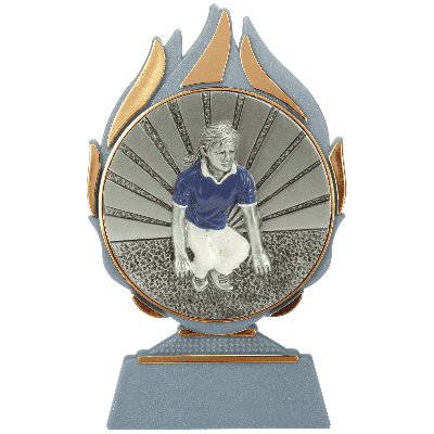 Trophée flammes pétanque féminin