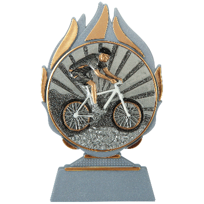 Trophée flammes VTT