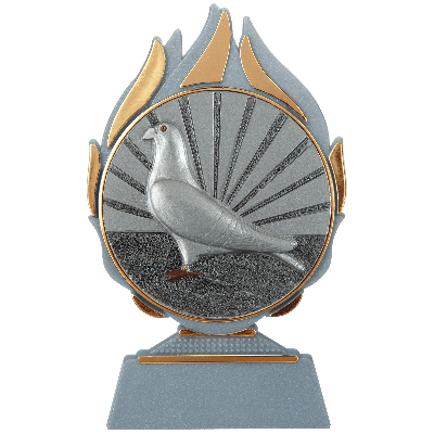 Trophée flammes sport colombophile