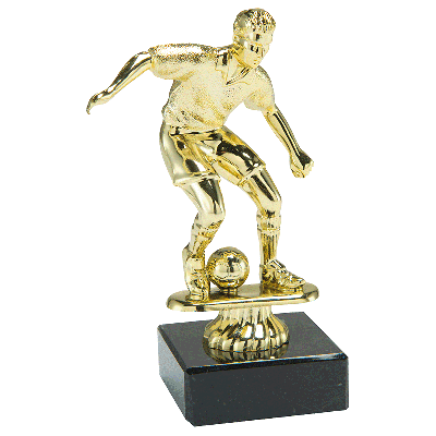 Trophée Joueur Football Or 