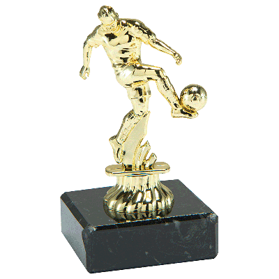 Gouden voetbalspeler trofee