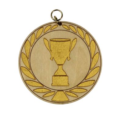 Houten medaille