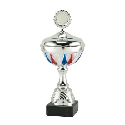 Trophy red white blue