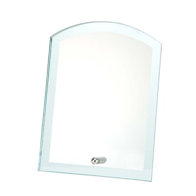 Glass award mirror