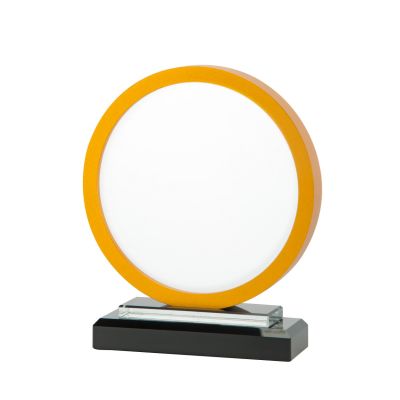 Glas award goud, zilver, brons