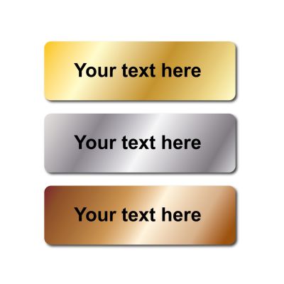 Text label trophy 40x15mm